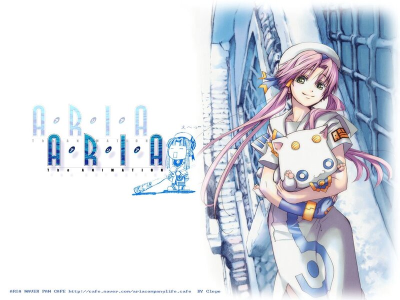 Pink-haired Girl Holding Cat — Blue