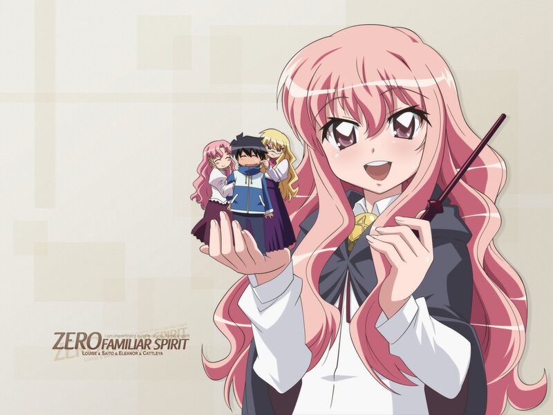 Pink-haired Girl Holding Figures