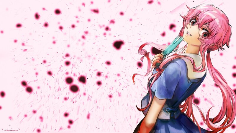 Pink-haired Girl Holding Sword — Pink