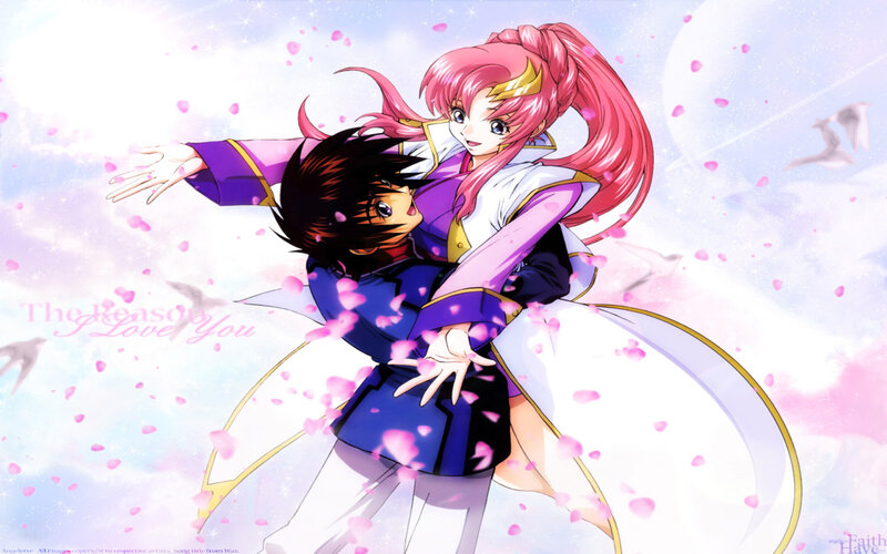 Pink-haired Girl Hugging Boy — Pink, Romantic