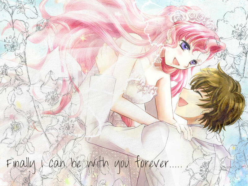 Pink-haired Girl Hugging Boy — Pink