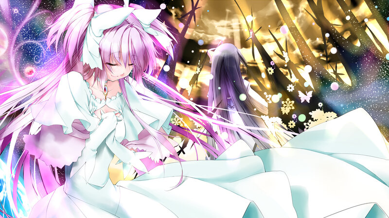 pink-haired girl in a dream