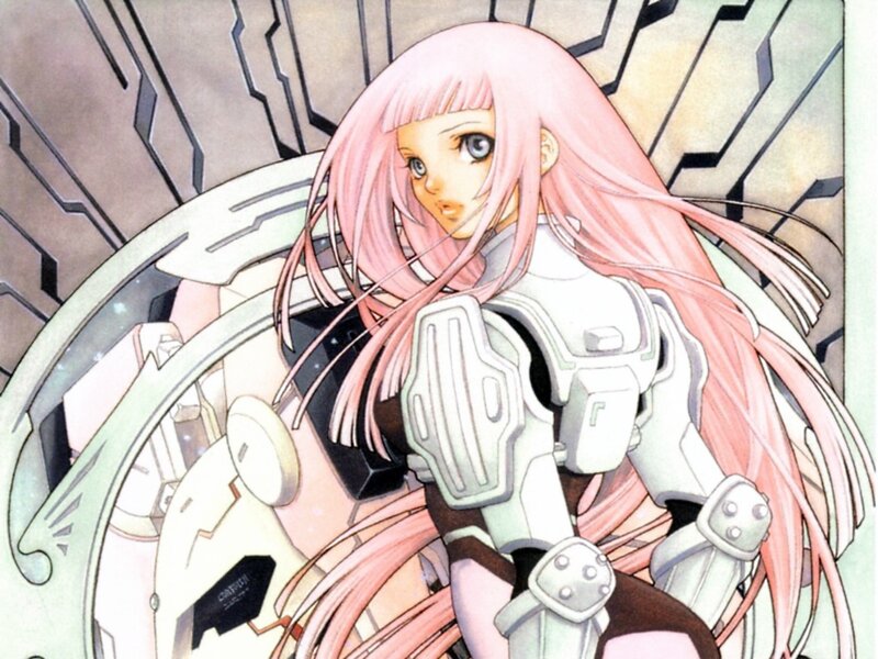 Pink-haired Girl in Armor — Pink