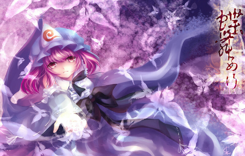 Pink-haired Girl in Cloak