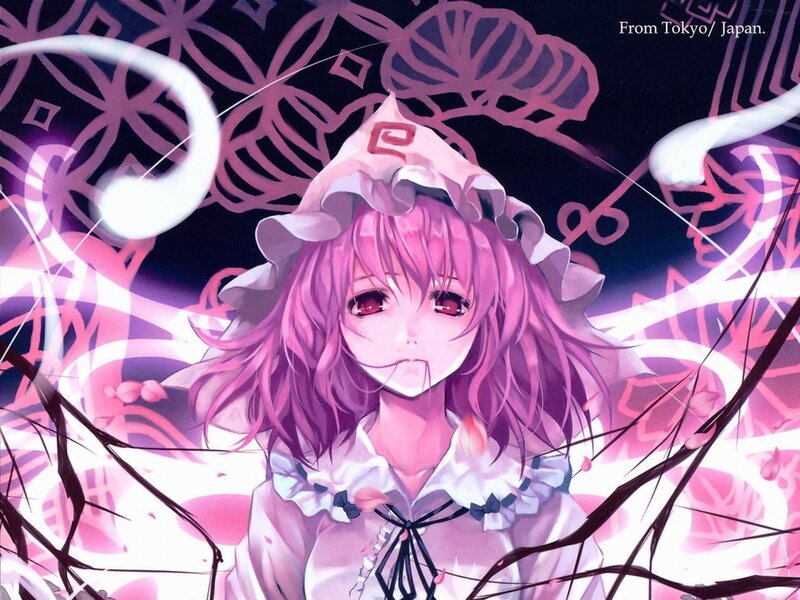 Pink-haired Girl in Dress — Pink, Dramatic, Night, Anime
