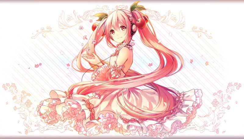 Pink-haired Girl in Dress — Pink, Playful, Spring