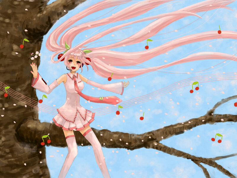 Pink-haired Girl in Dress — Pink, Playful
