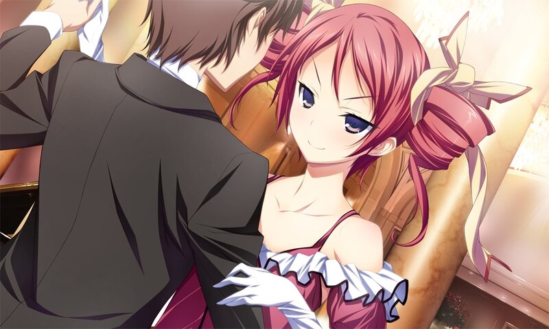Pink-haired Girl in Dress — Pink, Romantic