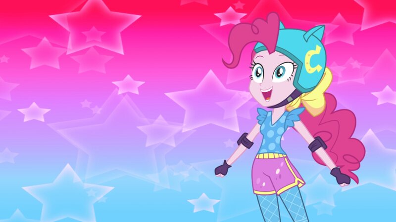 Pink-haired Girl in Helmet