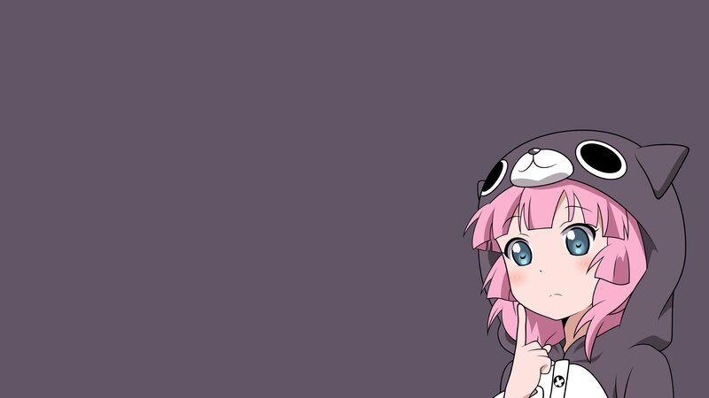 Pink-haired Girl in Hoodie
