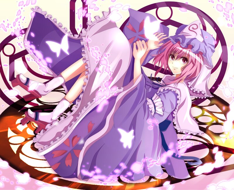 Pink-haired Girl in Purple Dress — Magical