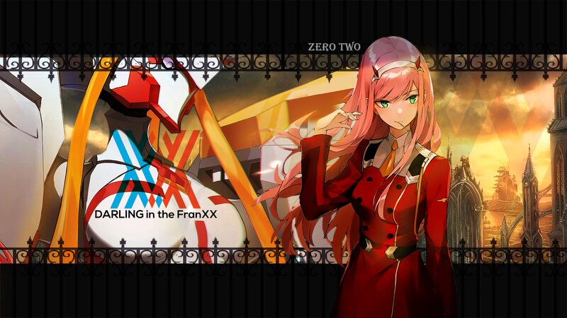 Pink-haired Girl in Red Dress — Dramatic, Sunset
