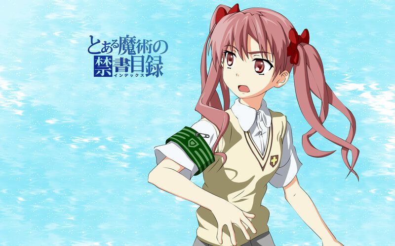 Pink-haired Girl in Uniform — Blue
