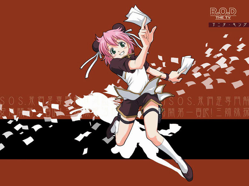 Pink-haired Girl in Uniform — Brown