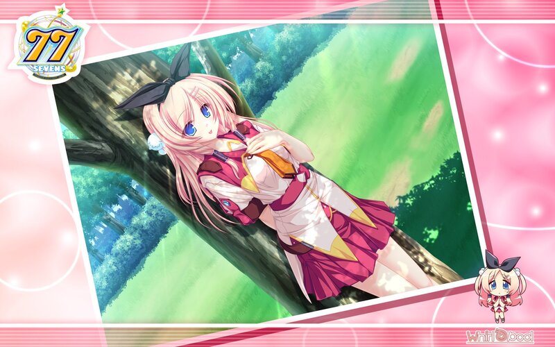 Pink-haired Girl Leaning
