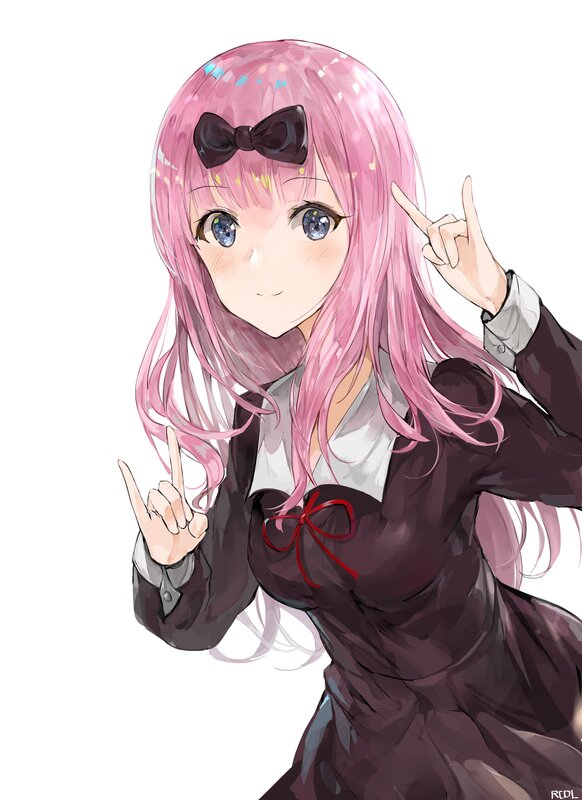 Pink-haired Girl — Pink, Playful