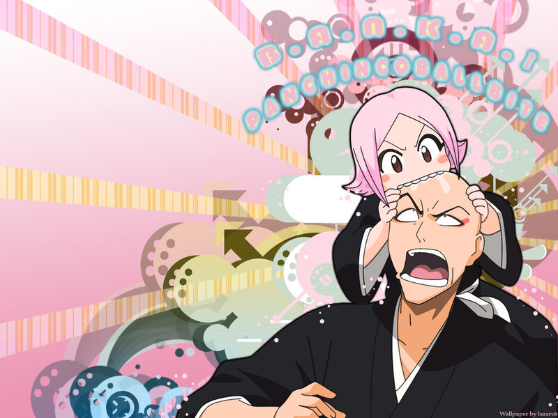 Pink-haired Girl Pulling Man's Face