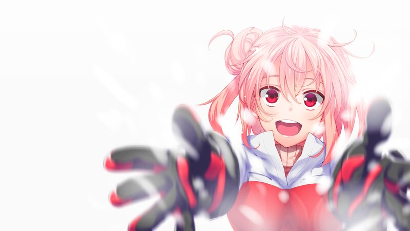 Pink-haired Girl Reaching — Pink