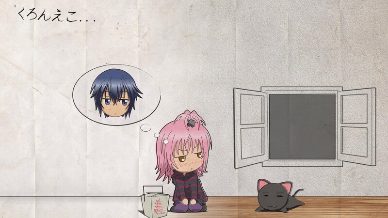 Pink-haired Girl Sitting — Pink, Melancholic