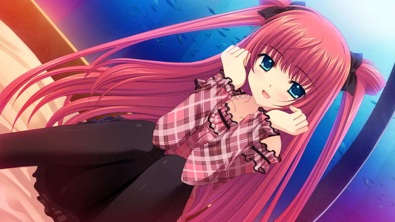 Pink-haired Girl Underwater — Pink, Serene