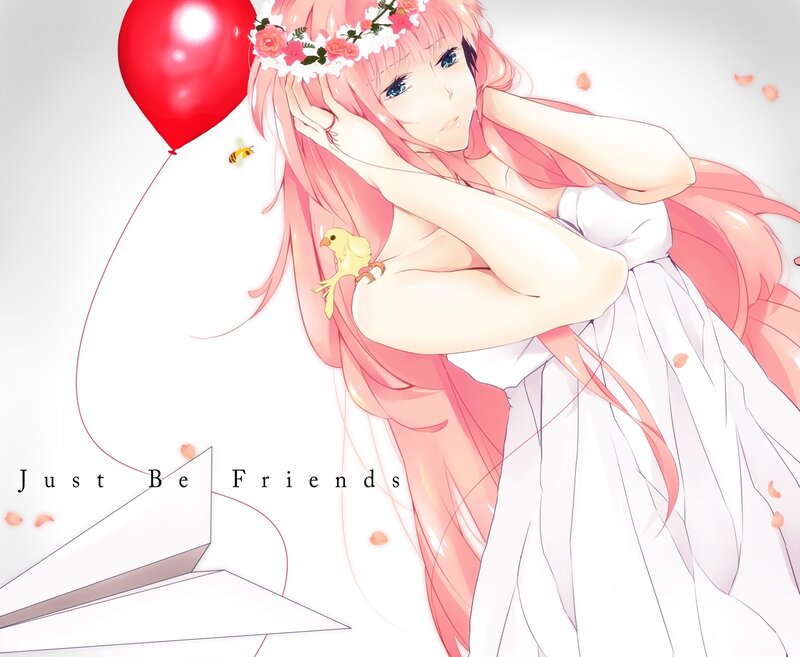 Pink-haired Girl with Balloon — Pink