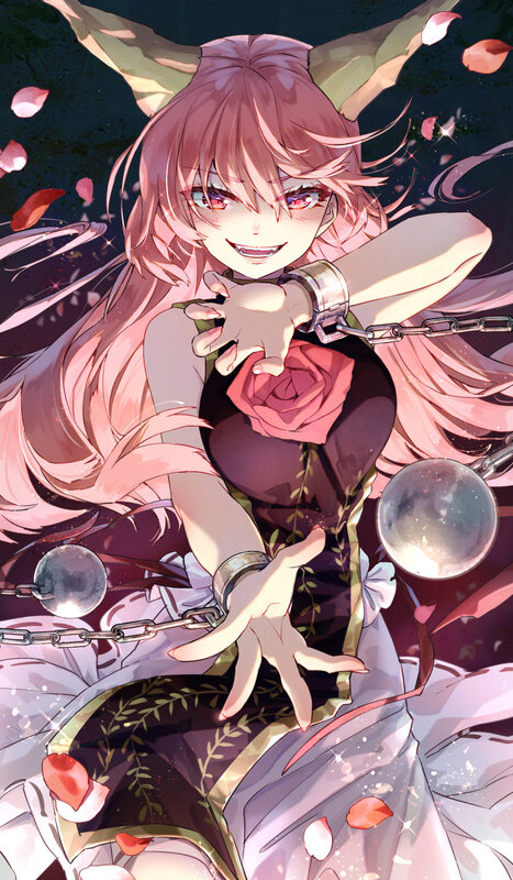 Pink-haired Girl with Chains — Pink, Dramatic