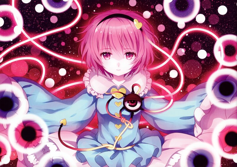 Pink-haired Girl with Eye — Pink