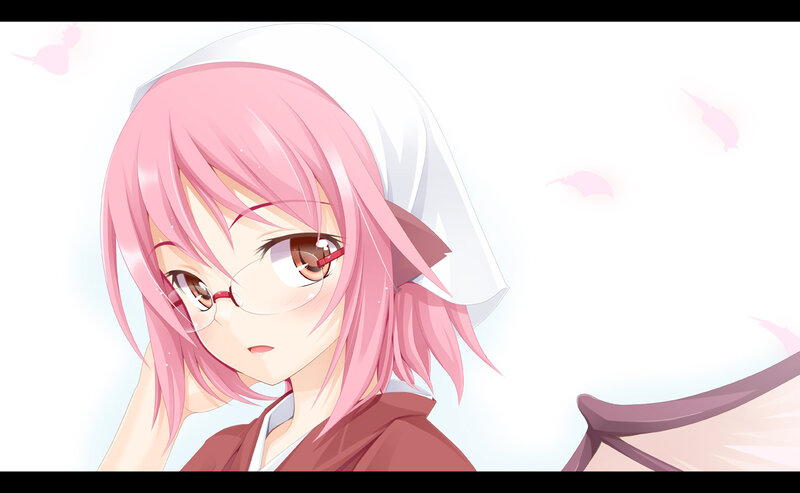 Pink-haired Girl with Glasses — Pink