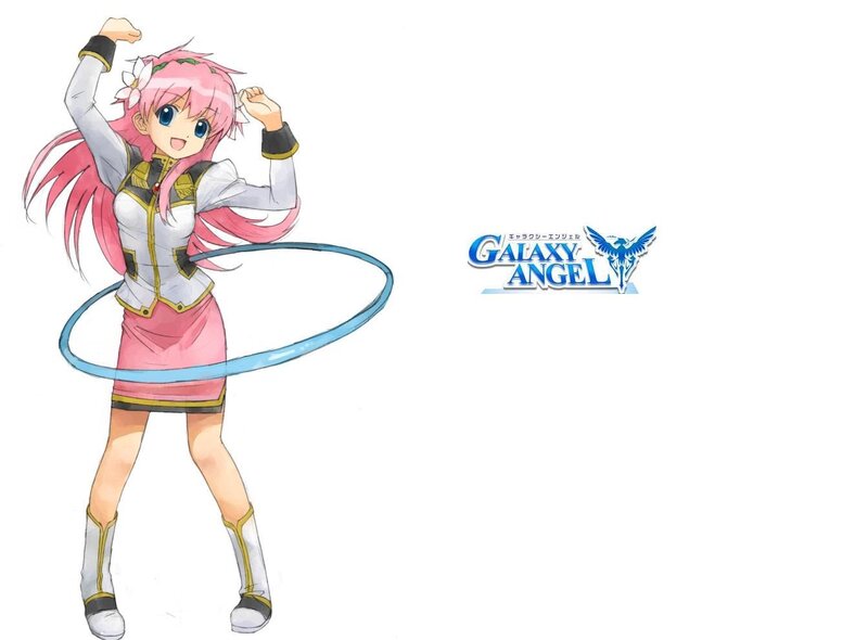 Pink-haired Girl with Hula Hoop