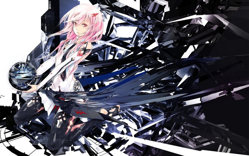 Pink-haired Girl with Sphere