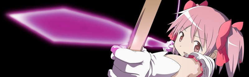 Pink-haired Girl with Sword — Black, Dramatic, Anime