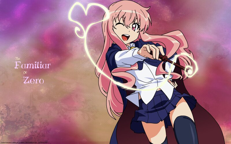 Pink-haired Girl with Wand — Purple