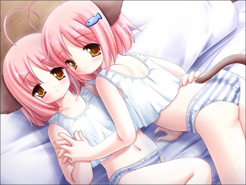 pink-haired girls in pajamas