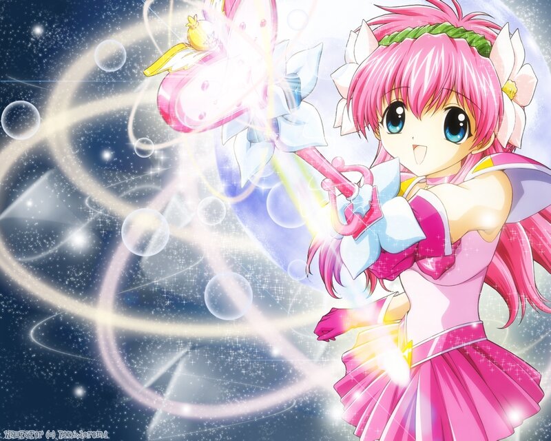 pink-haired magical girl
