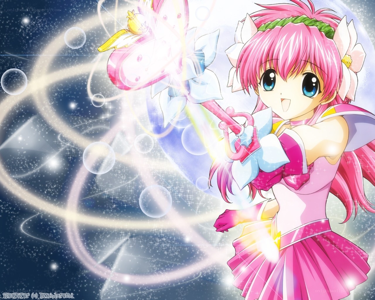 pink-haired magical girl