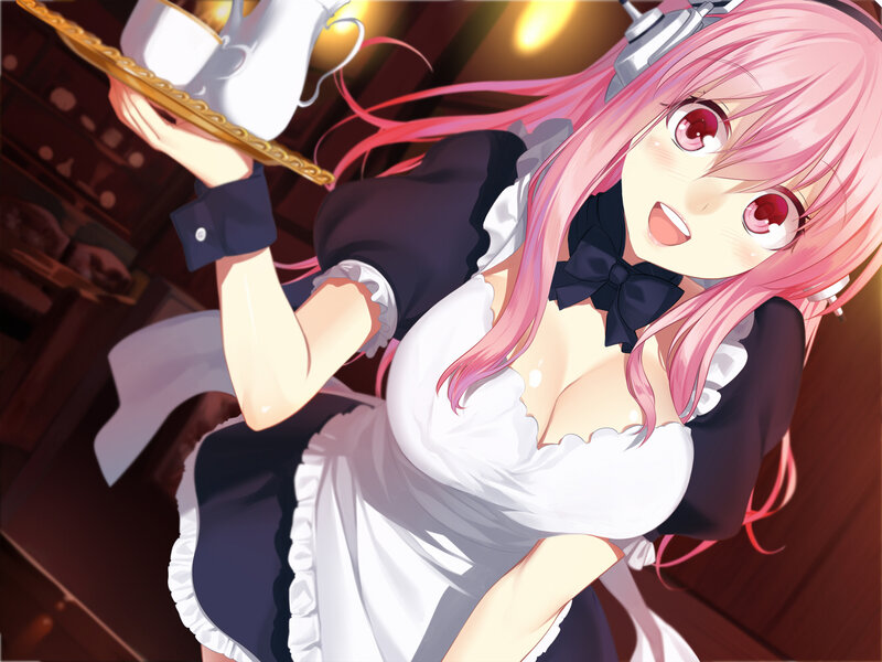 Pink-haired Maid