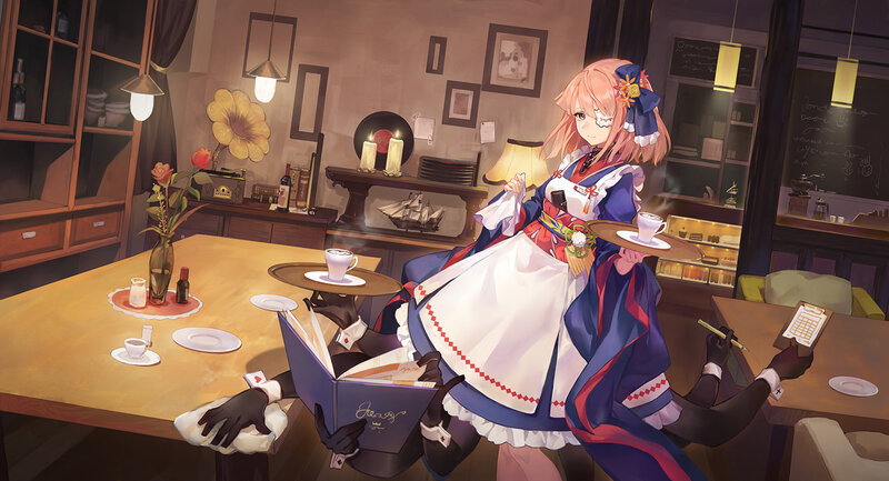Pink-haired Maid with Multiple Arms