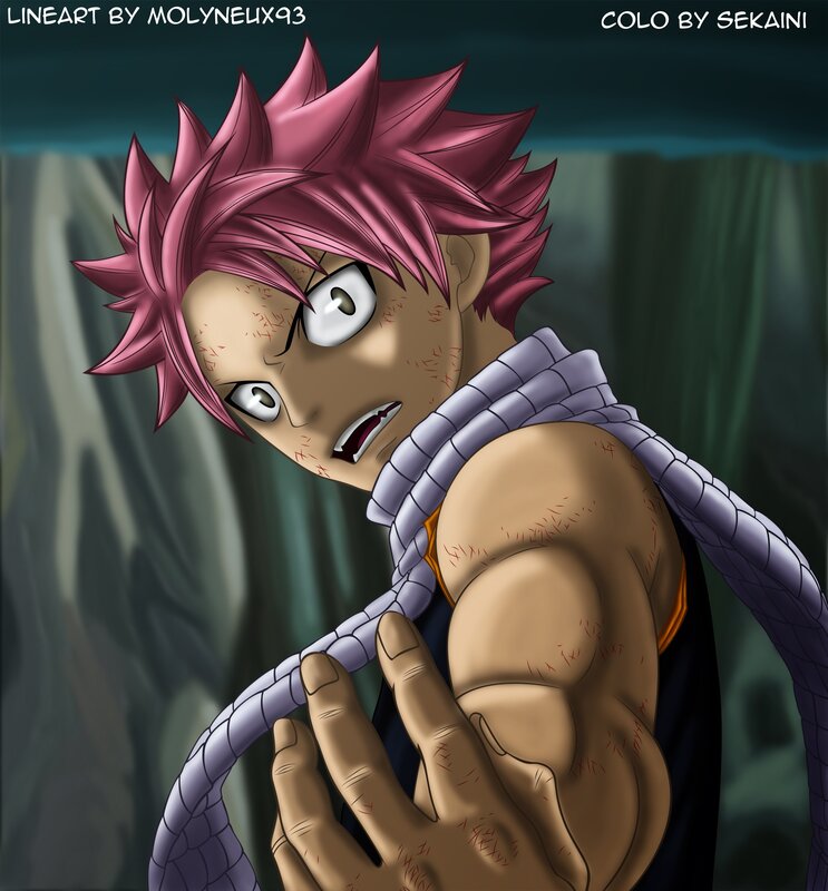 Pink-haired Man with Snake