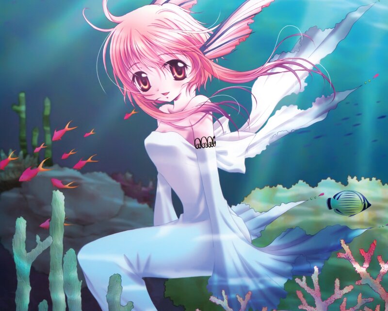 Pink-haired Mermaid