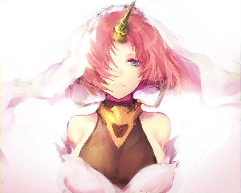 Pink-haired Unicorn Girl — Pink
