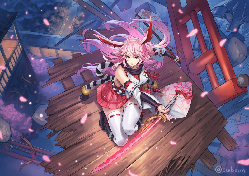 Pink-haired Warrior Girl — Pink