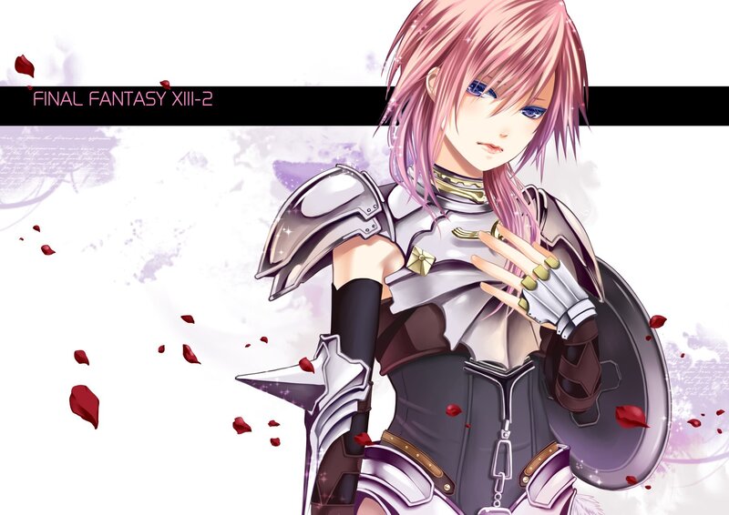 Pink-haired Warrior — Purple, Dramatic