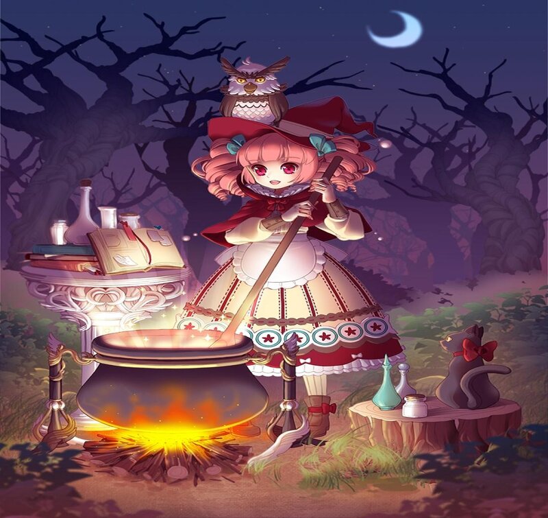 Pink-haired Witch