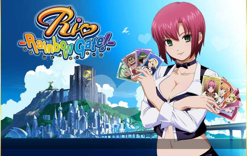 Pink-haired Woman Holding Cards