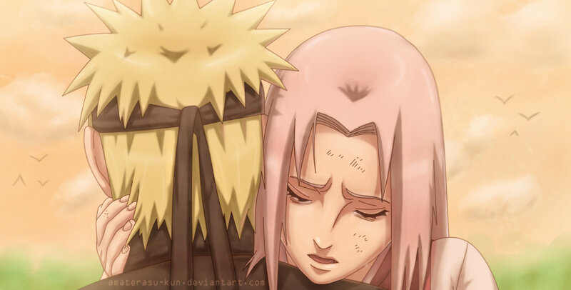 Pink-haired Woman Hugging Man — Pink