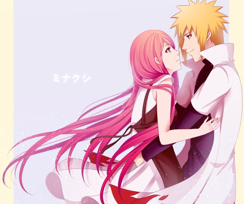 Pink-haired Woman Hugging Man