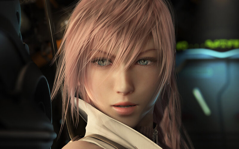 Pink-haired Woman in Cockpit