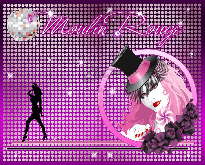 Pink-haired Woman in Top Hat