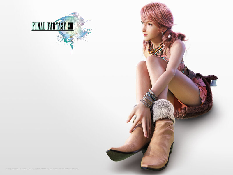 Pink-haired Woman Sitting — White, Calm, 3d Render