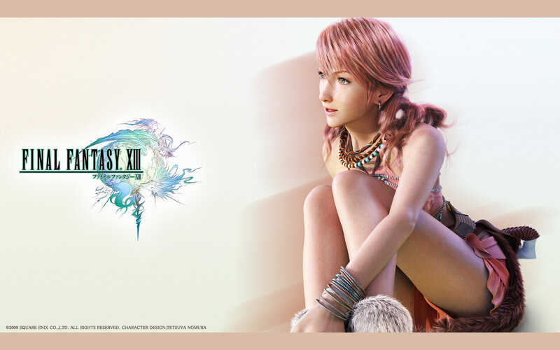 Pink-haired Woman Sitting — White